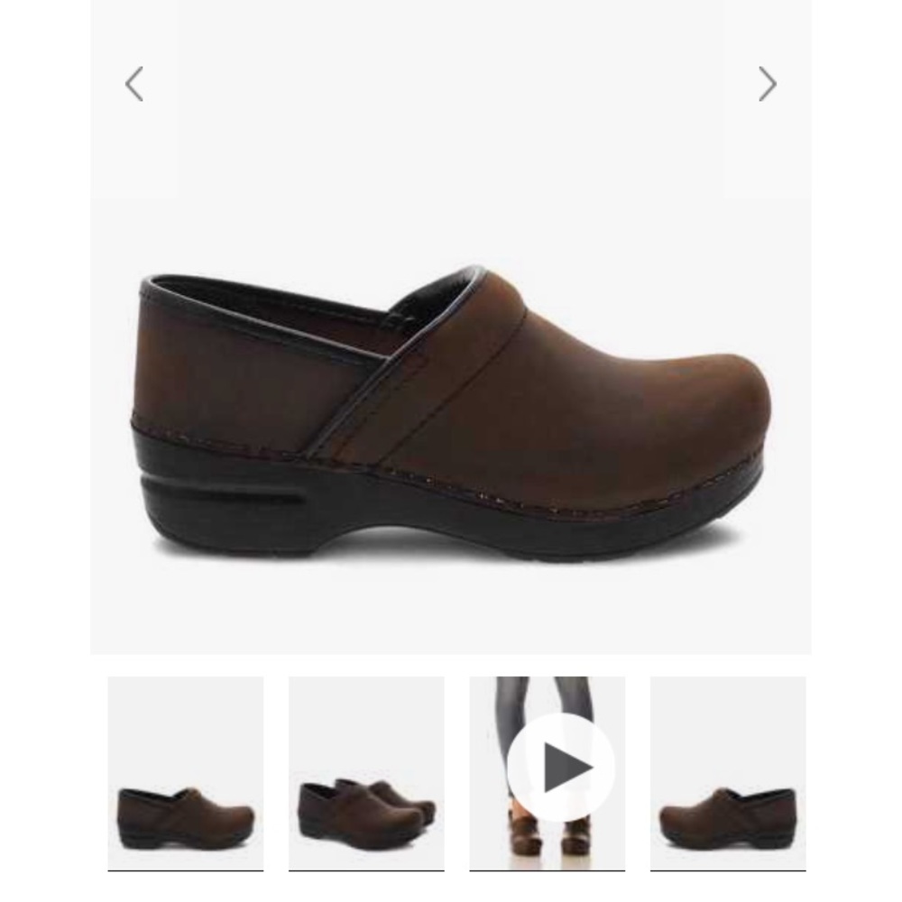 Dansko Professional Antique Brown /with Black